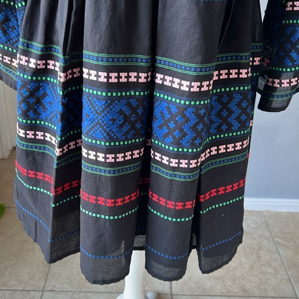 Joie Shada Embroidered Bell Sleeves Mini Dress - Picture 8 of 10